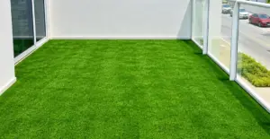 GV Cedar Green artificial grass lawn installation