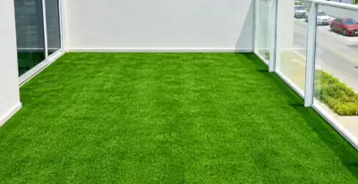 GV Cedar Green artificial grass lawn installation