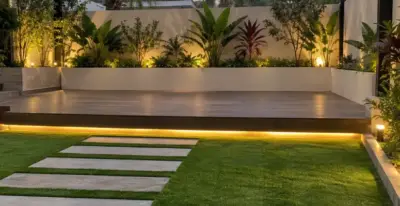 GV Cedar Mix artificial grass lawn installation