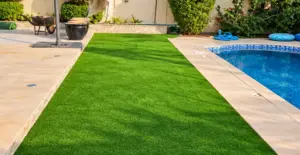 GV Fern 26 Green artificial grass in use (view 2)