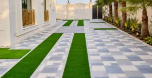 GV Meadow 22 artificial grass in use (view 2)