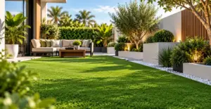 GV Meadow 45 Mix artificial grass in use (view 2)