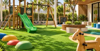 GV Play 25 kids play area artificial grass