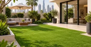 GV Prairie 42 Mix artificial grass lawn installation