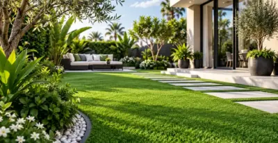 GV Regal 55 luxury villa artificial lawn