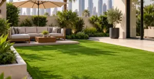 GV Regal 55 luxury villa artificial lawn (view 2)