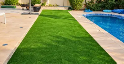 GV Royal 50 Mix artificial grass lawn installation
