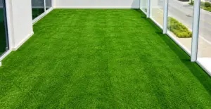 GV Savanna 45 Green artificial grass lawn installation