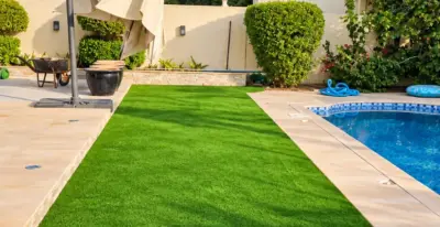 GV Savanna Mix artificial grass lawn installation