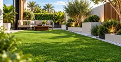 GV Velvet artificial grass lawn installation