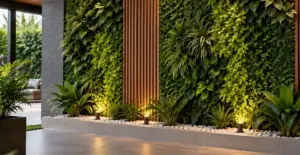 GV Wall Grass 25 artificial grass wall and fence cladding (view 2)