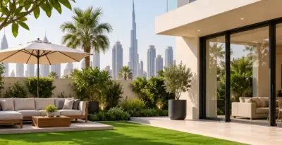 GV Willow Mix artificial grass lawn installation